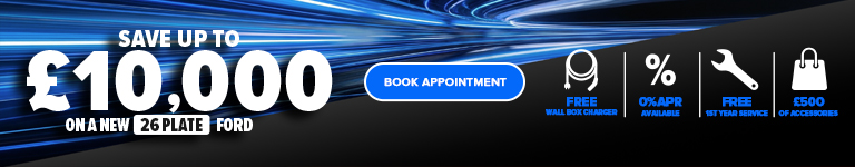 Save up to £10,00 on a new 26 plate Ford