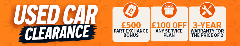Used Car Clearance Skinny Banner