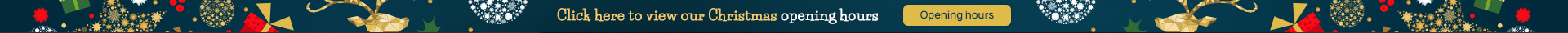 Click here to view our Christmas opening hours.