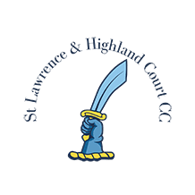 St Lawrence and Highland Court CC logo