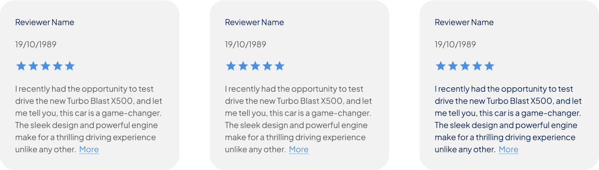 Google Reviews Placeholder